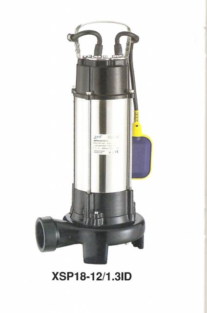 XSP 26.4/10 - 1.8 kw Parçalayıcı Bıçaklı Monofaze 220V Dalgıç Leo Pompa