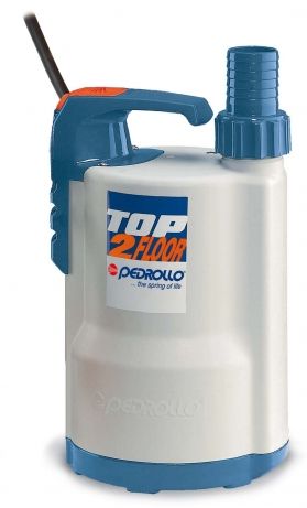 Top Floor2 - 0.50 Hp Monofaze 220V (Sıfırdan Emiş) Plastik Gövdeli Drenaj Pedrollo