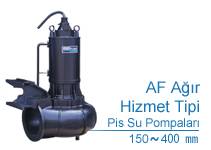 AF 1040 - 30 kw Trifaze 380V Ağır Hizmet Pis Su Pompa - Hcp